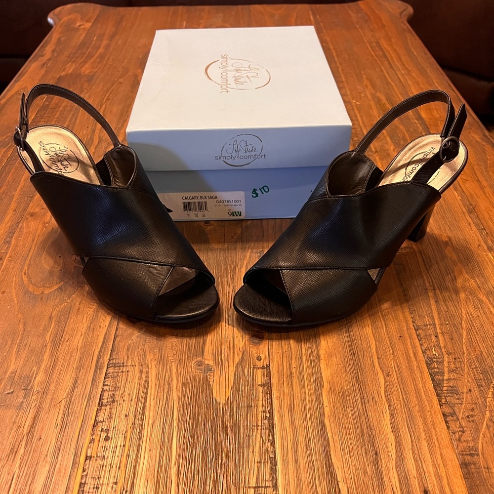Life Stride strapped heels.